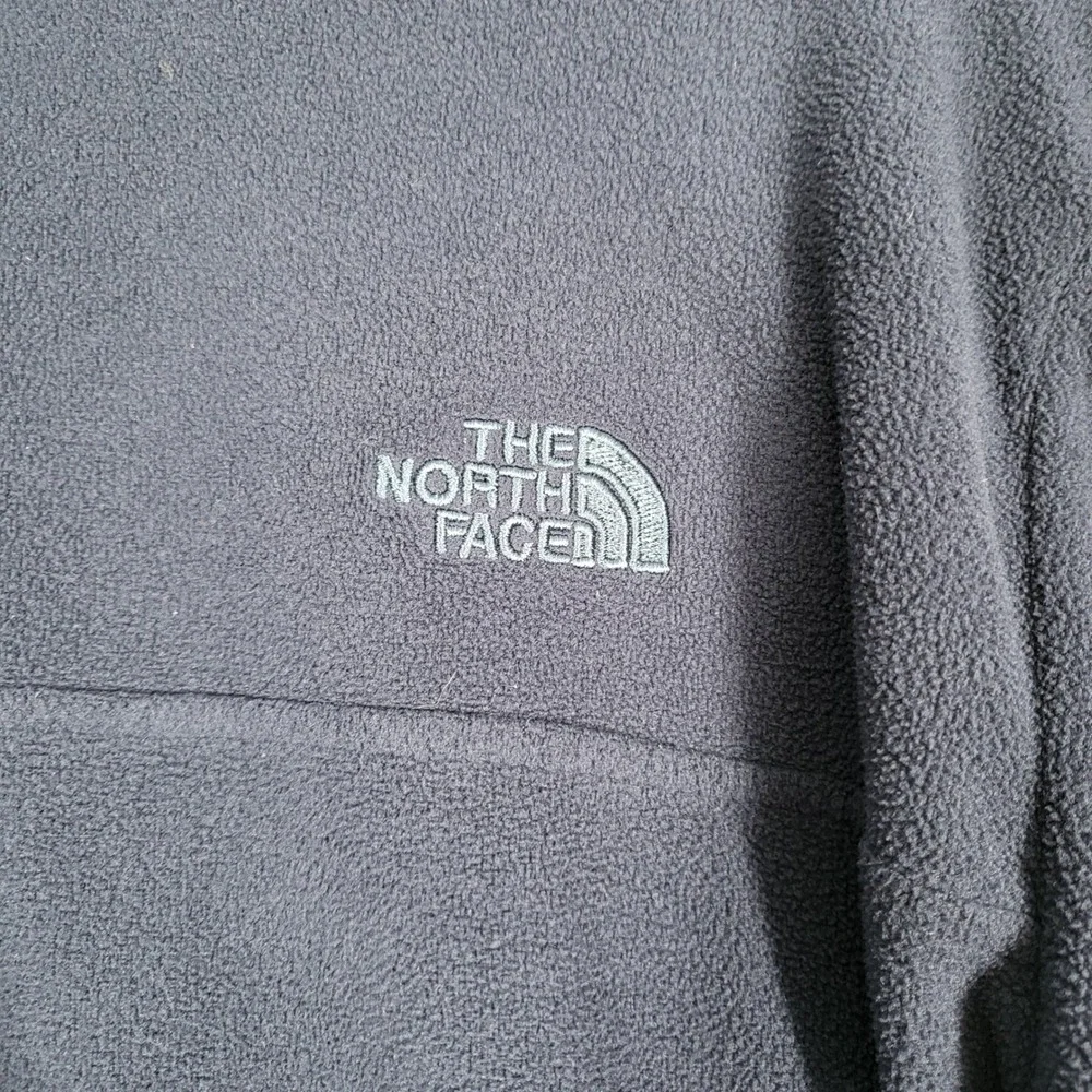 The North Face Sweatshirt Men's L Navy Blue Fleece 1/4 Zip Mock Neck Outdoor Cas